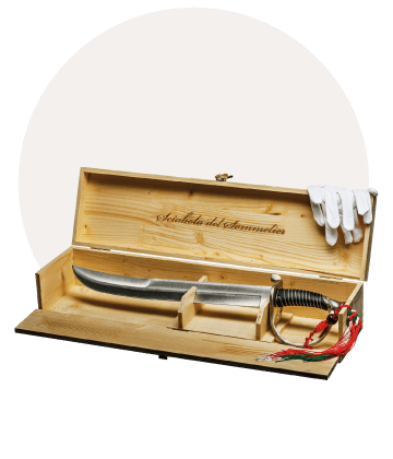sciabola sommelier box professionale